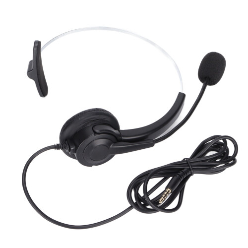 Fone de ouvido profissional com cancelamento de ruído, som nítido e microfone flexível e ajustável para conversas cristalinas em ambientes 1