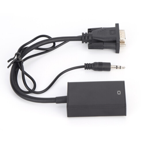 Προσαρμογέας ήχου για VGA σε HDMI, Μετατροπέας Mini Size Plug And Play, Μετάδοση βίντεο χωρίς 1