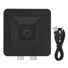 Vezeték nélküli audio adapter otthoni sztereó rendszerhez, Qualcomm aptX alacsony késleltetésű, nagyszerű sztereó hangzás, basszus módú