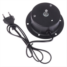 Motor giratório de 1,5 RPM com plugue para pendurar espelho de vidro, bola de discoteca, DJ, karaokê, festas, luz UE