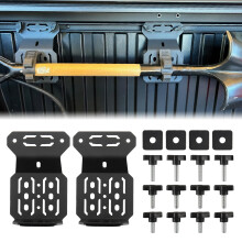 Bed Rail Mount Brackets HeavyDuty Steel with Rubber Cushion for Tacoma Tools and Gear