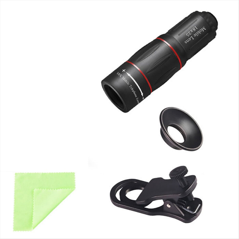 18X Telescope Zoom Lens Monocular Mobile Phone Camera For Smartphones Camping Sports 4852940147415