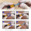 6 Pack Quick Release Bit Holders 1/4 Inch Hex Shank Color Coded Aluminum Keychain Organizer 5