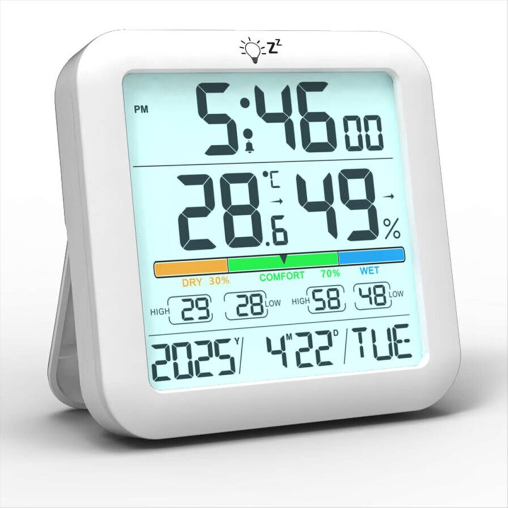 Indoor Thermometer Room Temperature Home Hygrometer Humidity Gauge, Accurate with Calibration, Air Comfort Indicator