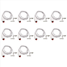 10X Nurse Call Cable 6.35mm Line Device Emergency with Push Button Switch