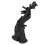Ευέλικτη βάση κοσμημάτων, Resin Victory Hand Shape Black Elegant Design με τα χέρια ενωμένα και 1