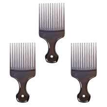 (As show, style588) 3 Household hair comb, plastic wide tooth hair comb, portable styling hair comb