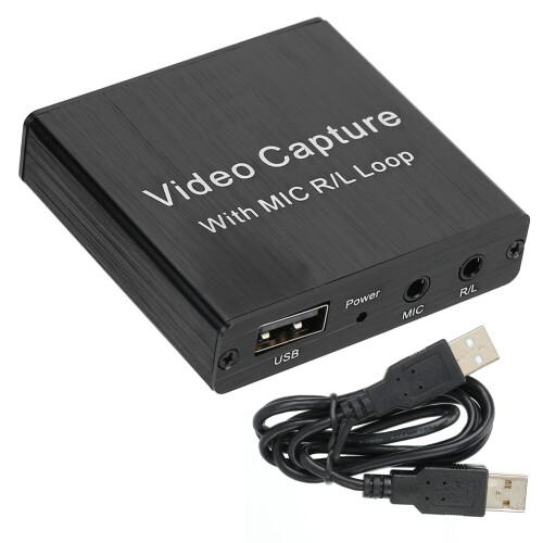 Audio Input And Output Capture Card For Engaging Live Streams, Compatible With Multiple Platforms Including Windows And Mac Os, Good Quality, Durable