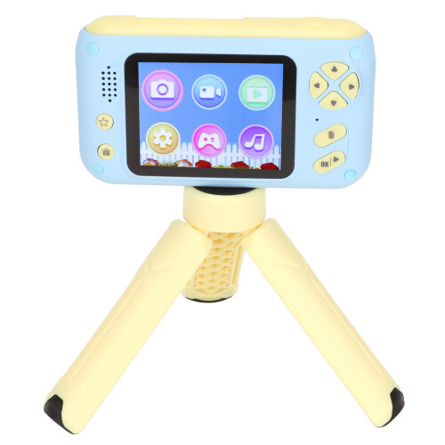 Câmera infantil para meninos e meninas, câmera digital com tela IPS de 2,4 polegadas, lente flip e molduras divertidas, boa qualidade. 1