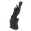 Ευέλικτη βάση κοσμημάτων, Resin Victory Hand Shape Black Elegant Design με τα χέρια ενωμένα και 8