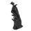 Ευέλικτη βάση κοσμημάτων, Resin Victory Hand Shape Black Elegant Design με τα χέρια ενωμένα και 4