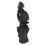 Ευέλικτη βάση κοσμημάτων, Resin Victory Hand Shape Black Elegant Design με τα χέρια ενωμένα και 6