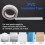 19mm*10m Duct Waterproof Tape, White 4