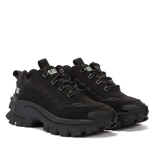 (, ) Caterpillar Intruder Men's Black Out Trainers