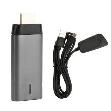 Transmisor y receptor HDMI inalámbrico, decodificación 4K, kit extensor HDMI inalámbrico portátil Plug and Play para transmisión de video con