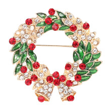 Broche accesorio para el día a día, acento de ambiente festivo con versatilidad adecuada para cualquier ocasión, broche navideño vintage con