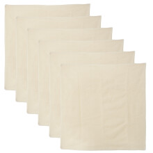 Pacote com 6 unidades de gaze de 50x50 cm (20x20 polegadas), tecido ultrafino e reutilizável para coar, cozinhar, assar e usar em casa.