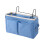 Bedside Hanging Organizer with 4 Pockets, Canvas Storage Caddy for Dorm and Bunk Bed Rails 1