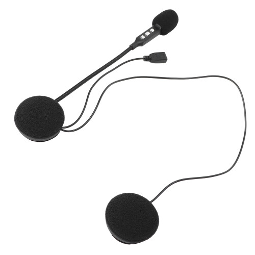 Ακουστικά Bluetooth για κράνος μοτοσικλέτας, αντιανεμική τεχνολογία, μείωση θορύβου, 2