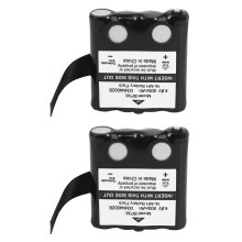 2 x 4,8 V 600 mAh Akku für Motorola Funkgeräte Tlkr-T5, Tlkr-T6, Tlkr-T7, Tlkr-T8
