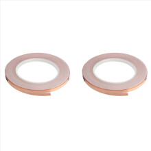 2X Single-Sided Adhesive Copper Foil Tape Self-Adhesive Shielding Anti-Interference for Guitar (5mmx20M)