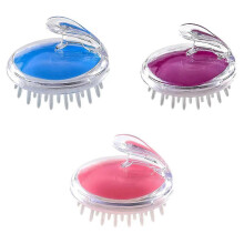 (As show, One size) Scalp Massager Head Massager Hair Shampoo Brush Head Scratcher Scalp Hair Growth Scrubber For Women Men Pets Hair Care3color3pcs)