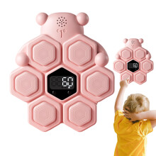 Kindersprungzähler jump height counter, LED display interactive trainer fitness accessories for children, teenagers at home, school training pink