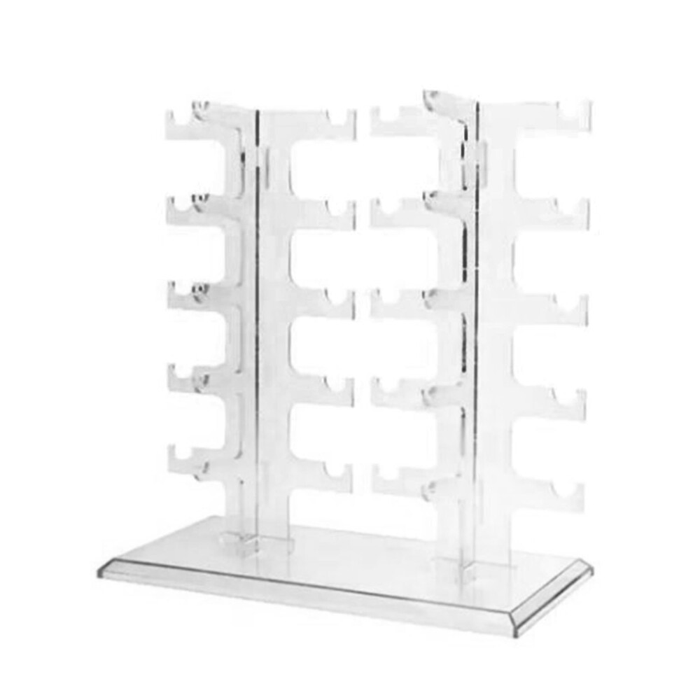 Eyeglasses Organizer, Sunglasses Display Stand With Space Saving Design And Transparent Plastic Material, Multipurpose Use For Home And Optical Stores