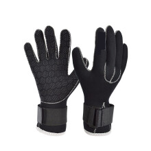 Neoprene gloves 3mm diving winter warming women nonslip underwater swimming snorkeling S black
