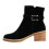 Toms (, ) TOMS Hailey Buckle Suede Women's Black Boots 6