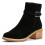 Toms (, ) TOMS Hailey Buckle Suede Women's Black Boots 3