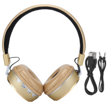 Foldbare støjreducerende hovedtelefoner, Bluetooth Over Ear-hovedtelefoner for behagelig brug med dyb bas til hjemmekontor, pc/mobiltelefoner/spil,