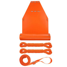 Allpurpose sledge for transporting, deer tow sledge, tearresistant, thickened game transport belt Orange1