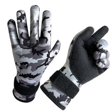 3MM NeoprenTauchhandschuhe, rutschfeste warme Unterwasserhandschuhe (Color: B, Size: M)