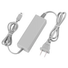 Adattatore CA per controller Nintendo Wii U, alimentatore con protezione da cortocircuito, circuito intelligente, cavo lungo.