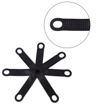 Pack of 100 Convenient Covers Hanger-Black anti slip cove