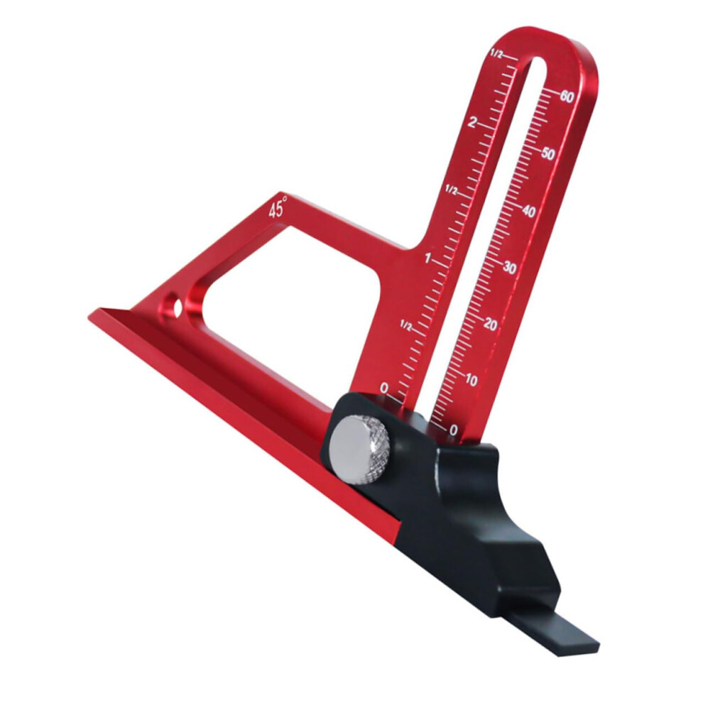Woodworking Tool Height Gauge Table Saw Accessories Step Depth Gauge Portable Depth Measuring Tool 9189345660290