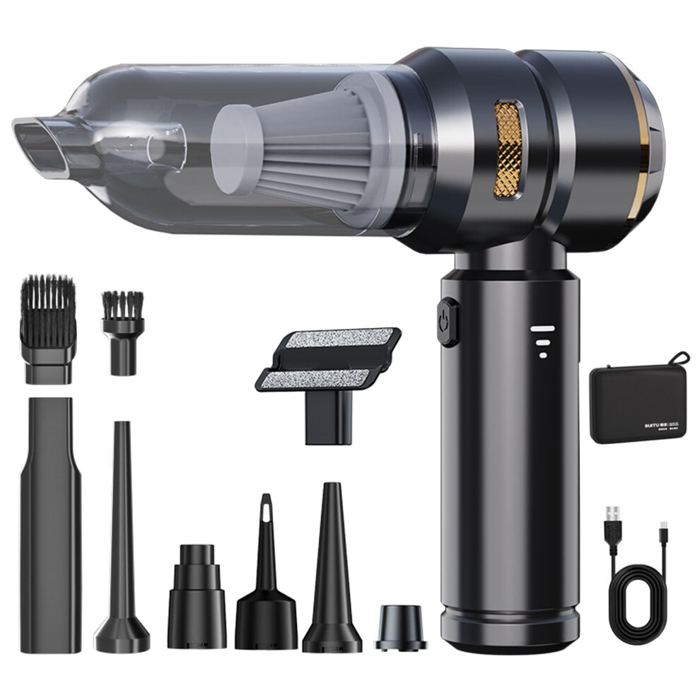 Handheld Car Vacuum Cleaner 4In1 Cordless 21000Pa Suction Usb Rechargeable For Car And Home 9189345660009