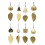 Wind Chimes Brass Leaf Bells Hangings Wind Chimes-bell shape 2