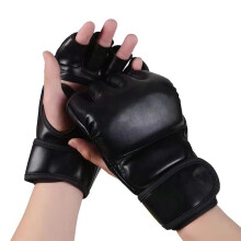 Heavy boxing gloves, halffinger, boxing gloves, kickboxing gloves for sport MMA Black Boxing Ref: 9290