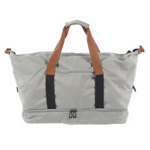 Borsa da weekend impermeabile con tasca per separazione bagnato/asciutto, struttura leggera e resistente, borsa da viaggio pieghevole per aereo,