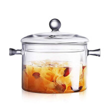 Kleine Hot Pot Nudelschale,Mslischale Suppentasse HOT Pot aus Borosilikatglas,2