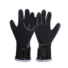 Neoprene gloves Men Women Diving 3MM Comfortable, nonslip, warm, wearresistant XL Black