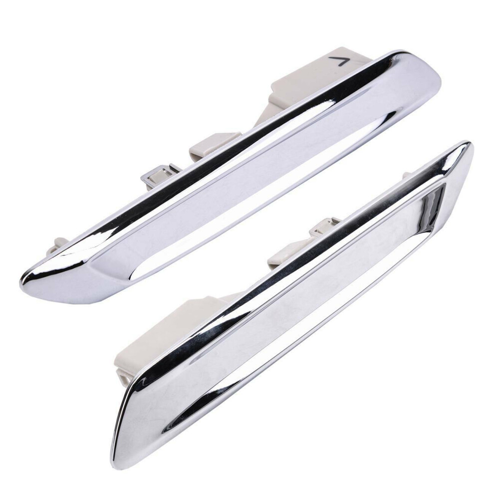 Car Front Left & Right Chrome Fender Trim Molding For-Bmw F10 F11 528I 535I 51137336645 51137336646 4852940159289