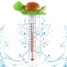 Floating Water Thermometer for Swimming Pool and Pond Shatterproof Pool Thermometer with Cord
