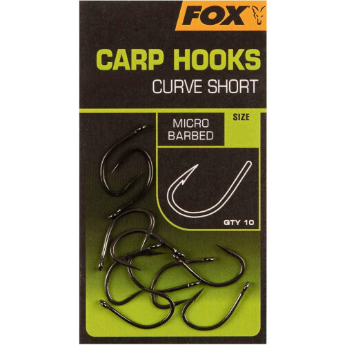 Carp Hooks Curve Shank Short  10 Carp Hooks 34 1