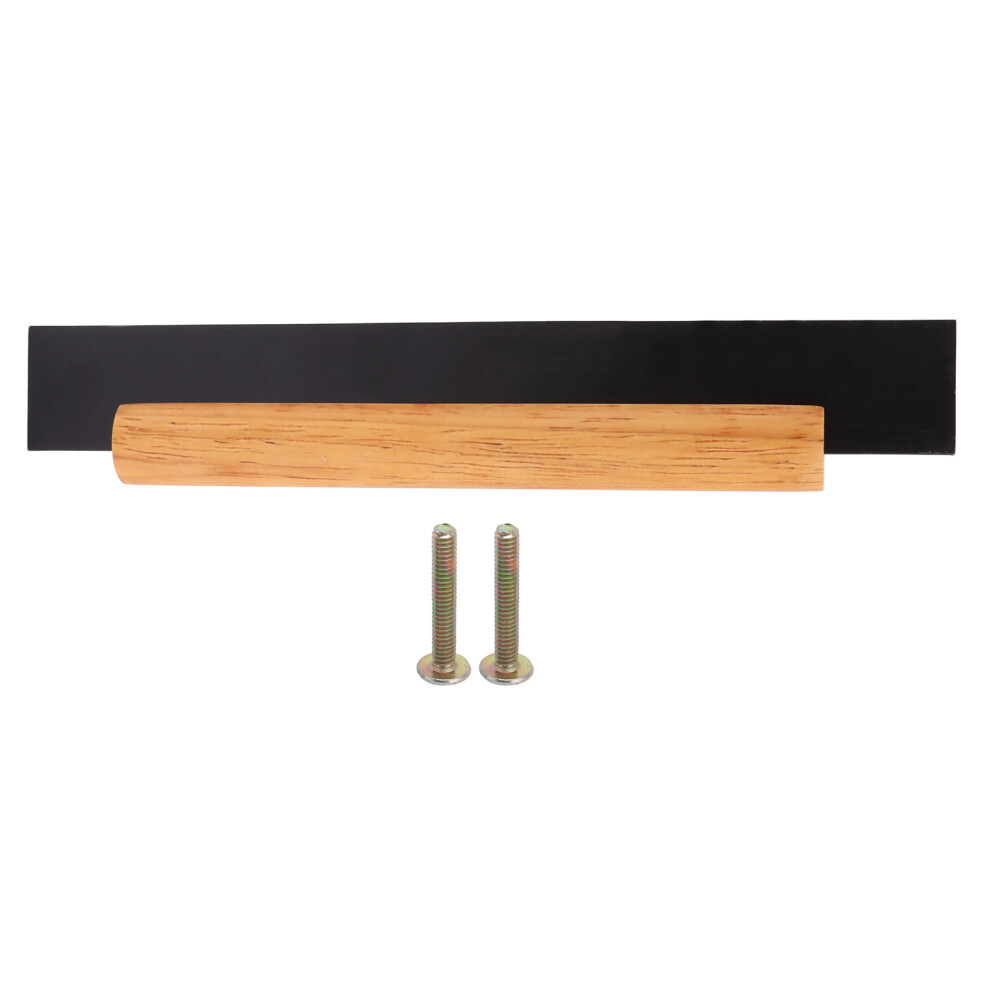 Aluminum Drawer Pulls With Smooth Surface, Contemporary Cabinet Hardware Strong Bearing Capacity Zinc Alloy And Solid Wood Pulls 9554910948156