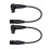 Καλώδιο XLR Patch δεξιάς γωνίας αρσενικό σε θηλυκό, ανώτερης καθαρότητας με θωράκιση 4