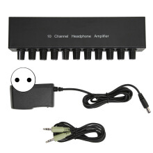 Amplificatore per cuffie compatibile ad alta impedenza con porte di uscita multiple, eccellente qualità del suono, amplificatore per ascolto di