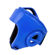 Boxing Headgear Breathable Thickened Sparring Forehead And Ear Protection Full Face Protection Karate Blue